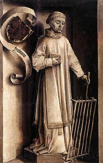 Rogier van der Weyden Portrait Diptych of Laurent Froimont Norge oil painting art